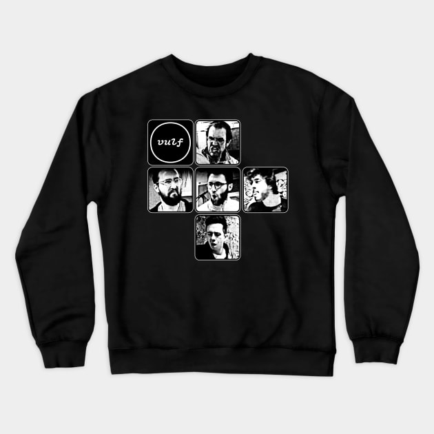 Vulfpeck: Dean Town Funk-Face Crewneck Sweatshirt by Evarcha